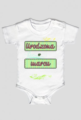 Body URODZONA W MARCU piękne