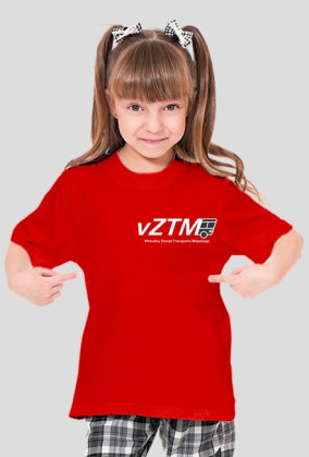 Koszulka vZTM Dziecięca/Dziewczynka Ciemna