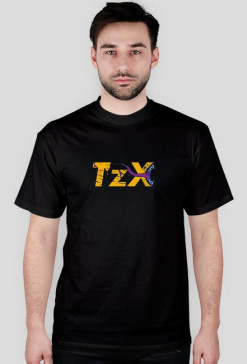 T-SHIRT TZX BLACK MĘSKA