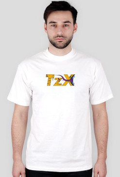 T-SHIRT TZX WHITE MĘSKA