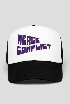 Merge Conflict Hat Logo Purple