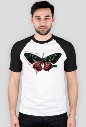 Construct T-shirt Koszulka męska Zwierzęta Motyl