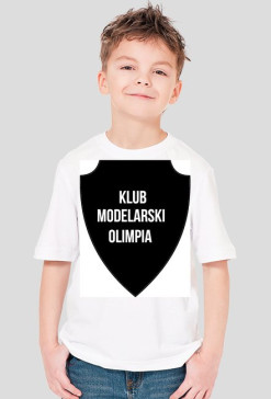 KOSZULKA DZIECIĘCA LOGO BIAŁA