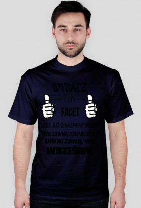 Koszulka  męska  z napisem