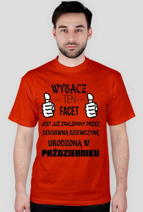 Koszulka  męska  z napisem