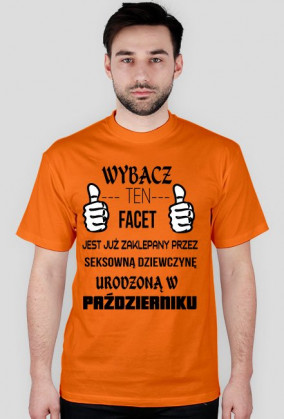 Koszulka  męska  z napisem