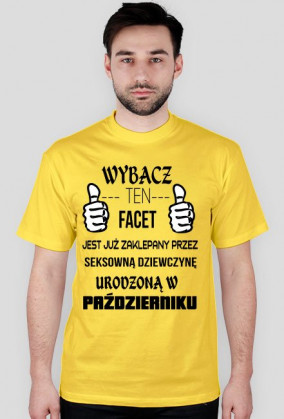 Koszulka  męska  z napisem