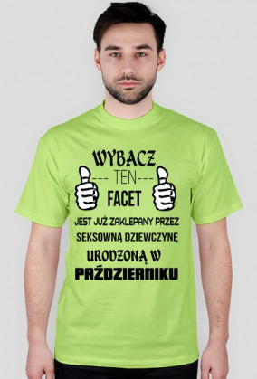 Koszulka  męska  z napisem