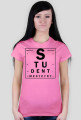 Tablica snellena czarny napis - student medycyny