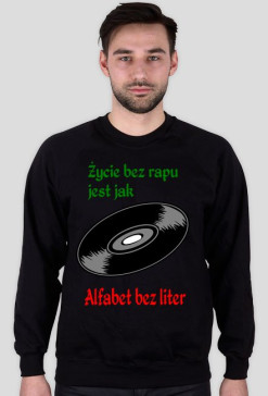 Bluza męska  z napisem