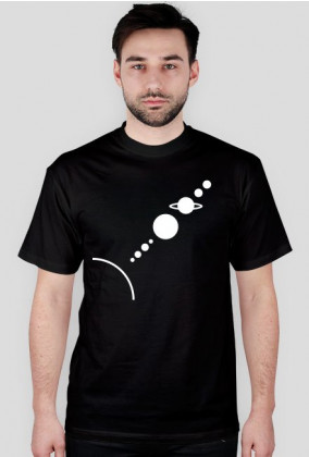 Koszulka "Układ Słoneczny" Czarna