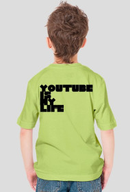 Koszulka "YoutubeIsMyLife" zielona