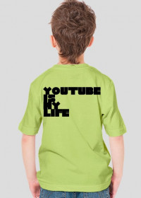 Koszulka "YoutubeIsMyLife" zielona