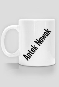 Kubek z nadrukiem "Antek Nowak" po obu stronach