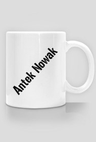 Kubek z nadrukiem "Antek Nowak" po obu stronach