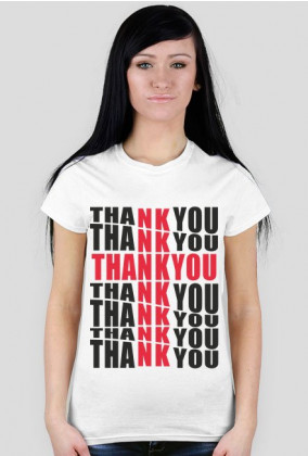 Koszulka damska "Thank You"