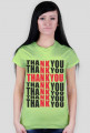 Koszulka damska "Thank You"