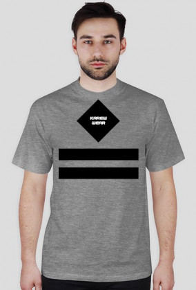 Koszulka męska czarny wzór Karew Wear