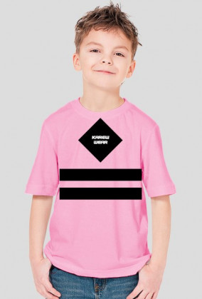 Koszulka dziecięca czarny wzór Karew Wear