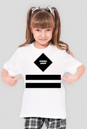 Koszulka dziecięca czarny wzór Karew Wear