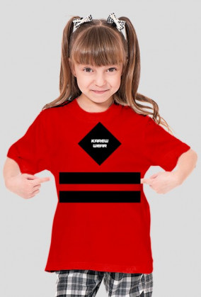 Koszulka dziecięca czarny wzór Karew Wear
