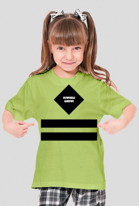 Koszulka dziecięca czarny wzór Karew Wear