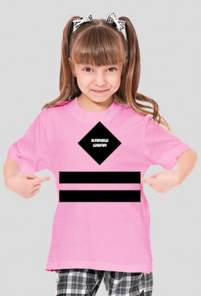 Koszulka dziecięca czarny wzór Karew Wear