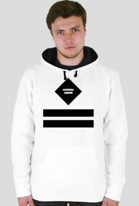 Bluza z kapturem biała Karew Wear