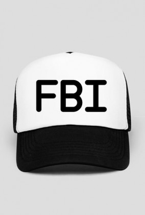 FBI BLACK/WHITE NET BASEBALL HAT