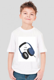 i love music chłopiec