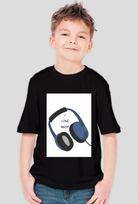 i love music chłopiec