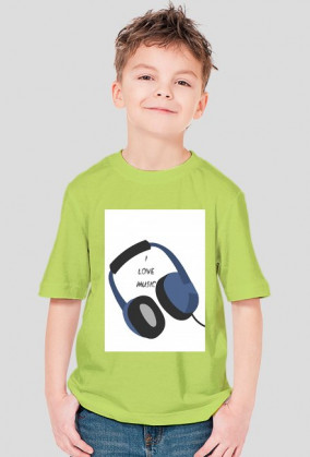 i love music chłopiec