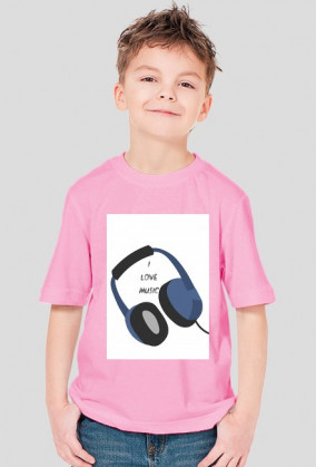 i love music chłopiec
