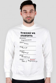 Kalendarz wg studenta - napis czarny