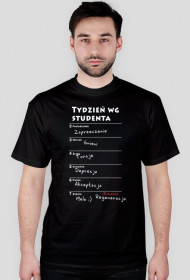 Kalendarz wg studenta - napis biały