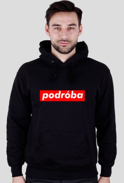 BLUZA PODRÓBA BLACK MĘSKA