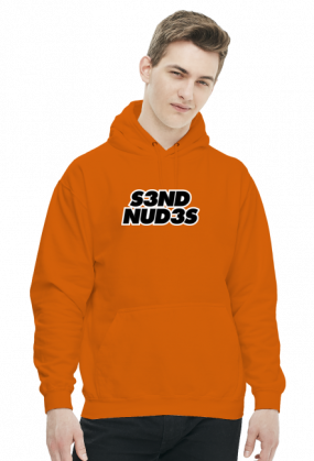 S3ND NUD3S (bluza męska) ciemna grafika