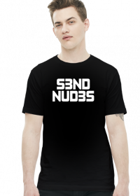 S3ND NUD3S v2 (t-shirt męski) jasna grafika