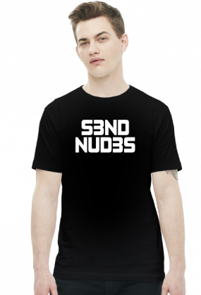 S3ND NUD3S v2 (t-shirt męski) jasna grafika