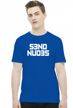 S3ND NUD3S v2 (t-shirt męski) jasna grafika