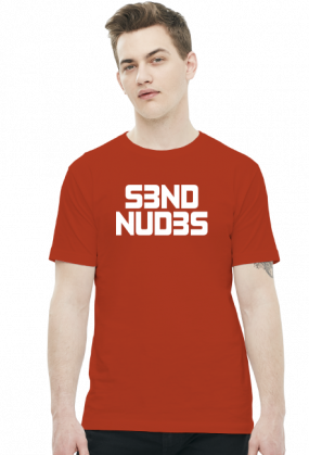 S3ND NUD3S v2 (t-shirt męski) jasna grafika