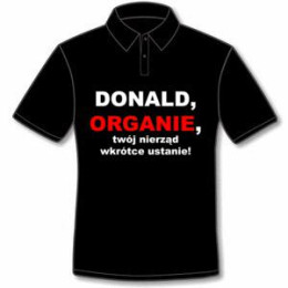 Donald, organie, twój nierząd wkrótce ustanie!