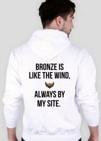 Bluza z kapturem: Bronze is like the win, always by my site.