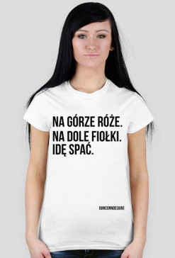 Na górze róże.