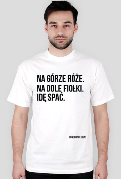 Na dole fiołki.