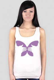 Koszulka na ramiączka motyl