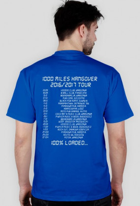 LADY STRANGE - 1000 MILES HANGOVER TOUR 2016/2017 T-SHIRT MEN