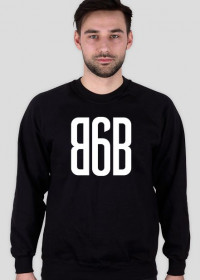 Bluza czarna bez kaptura B6B B6Bastion