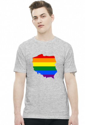 LGBT Polska - koszulka męska