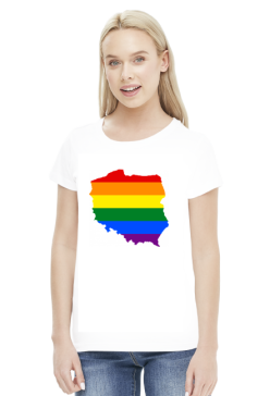 LGBT Polska - koszulka damska